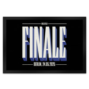 FINALE 2025 Bielefeld Fußmatte in 35x50 cm für das Pokalfinale in Berlin
