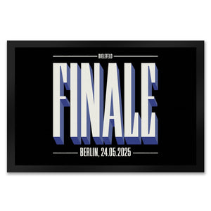 FINALE 2025 Bielefeld Fußmatte in 35x50 cm für das Pokalfinale in Berlin