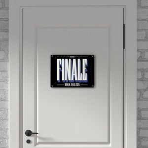 FINALE 2025 Bielefeld Metallschild in 15x20 cm für das Pokalfinale in Berlin