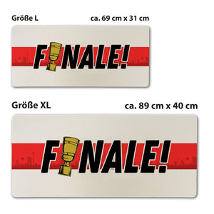 Stuttgart Brustring Finale Schreibtischunterlage 69x31cm XXL Mauspad mit Skyline