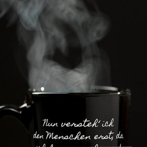Hölderlin Tübingen Portrait Tasse - Nun versteh ich den Menschen