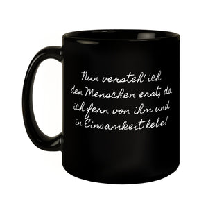 Hölderlin Tübingen Portrait Tasse - Nun versteh ich den Menschen