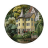 Hölderlin Tübingen Turm Aquarell Magnet für Kunstliebhaber