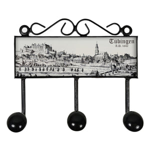 Tübingen 1642 Kleiderhaken Leiste mit 3 Haken