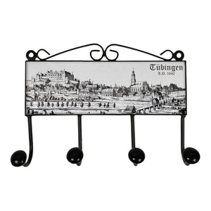 Tübingen 1642 Kleiderhaken Leiste mit 3 Haken