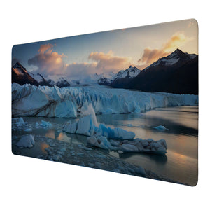 Gletscher Schreibtischunterlage 69x31cm XXL Mauspad Gletschersee