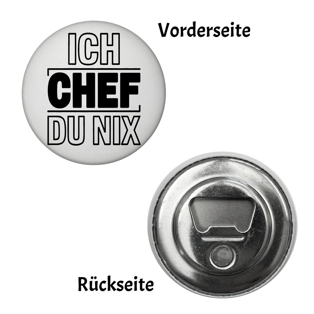 ICH CHEF DU NIX Magnet für Büro und Kollegen