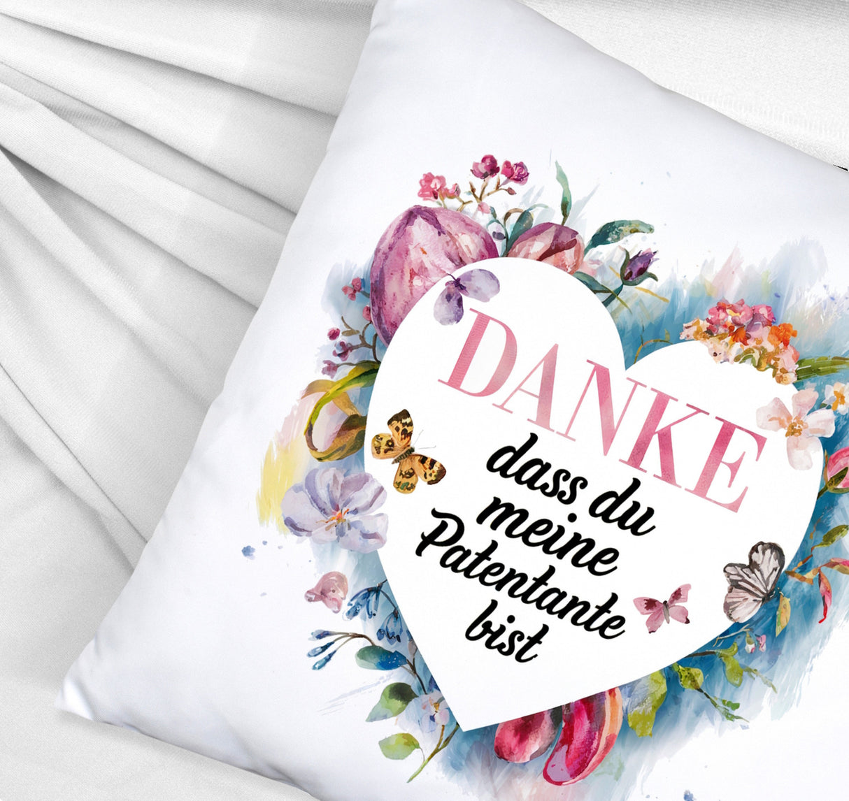 Danke Patentante Kissen Herz Danksagung