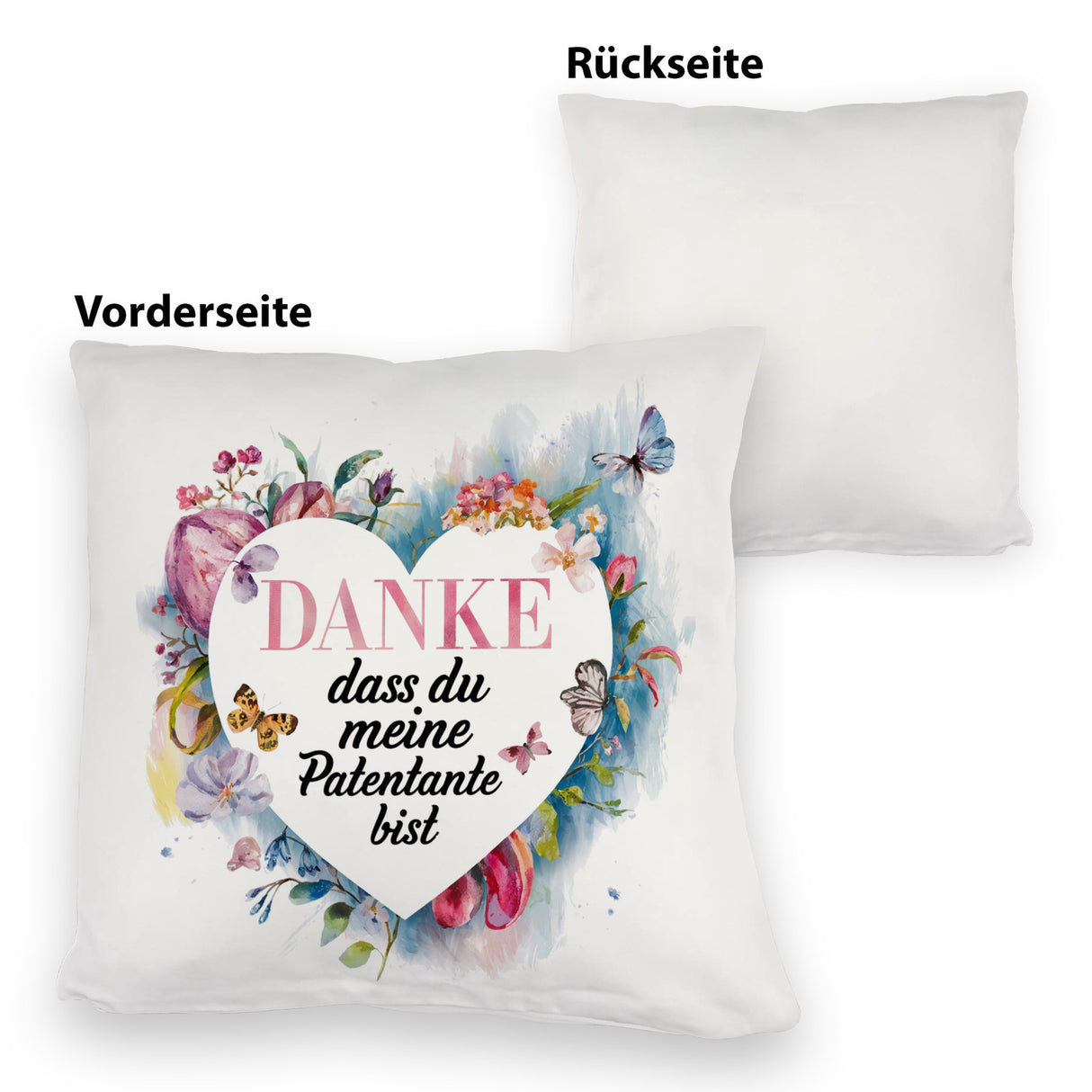 Danke Patentante Kissen Herz Danksagung