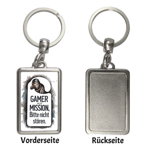 Bitte nicht stören, Gamer auf Mission Schlüsselanhänger