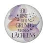 Grund meines Lächelns Magnet Blumen Aquarell
