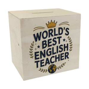 World´s best english teacher Spardose für Englischlehrer mit Spruch