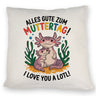 Axolotl Mutter-Kind Kissen Alles Gute zum Muttertag!
