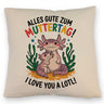 Axolotl Mutter-Kind Kissen Alles Gute zum Muttertag!
