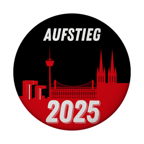 Köln Aufstieg 2025 Skyline Magnet für Fußballfans