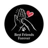 High-Five Best Friends Forever Magnet mit Mensch und Hund