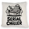 Faultier auf Couch Serial Chiller Kissen