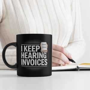 I keep hearing inVoices Tasse für Buchhalter im Büro