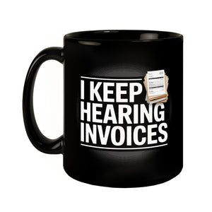I keep hearing inVoices Tasse für Buchhalter im Büro