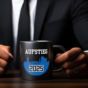 Hamburg Skyline Aufstieg 2025 Tasse für Fußballfans
