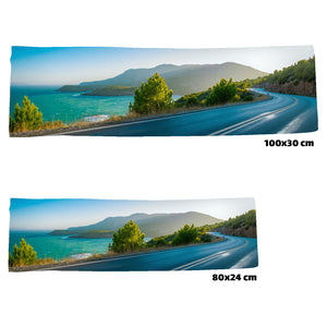 Küstenstraße Landschaft Eishandtuch für Outdoor-Fans