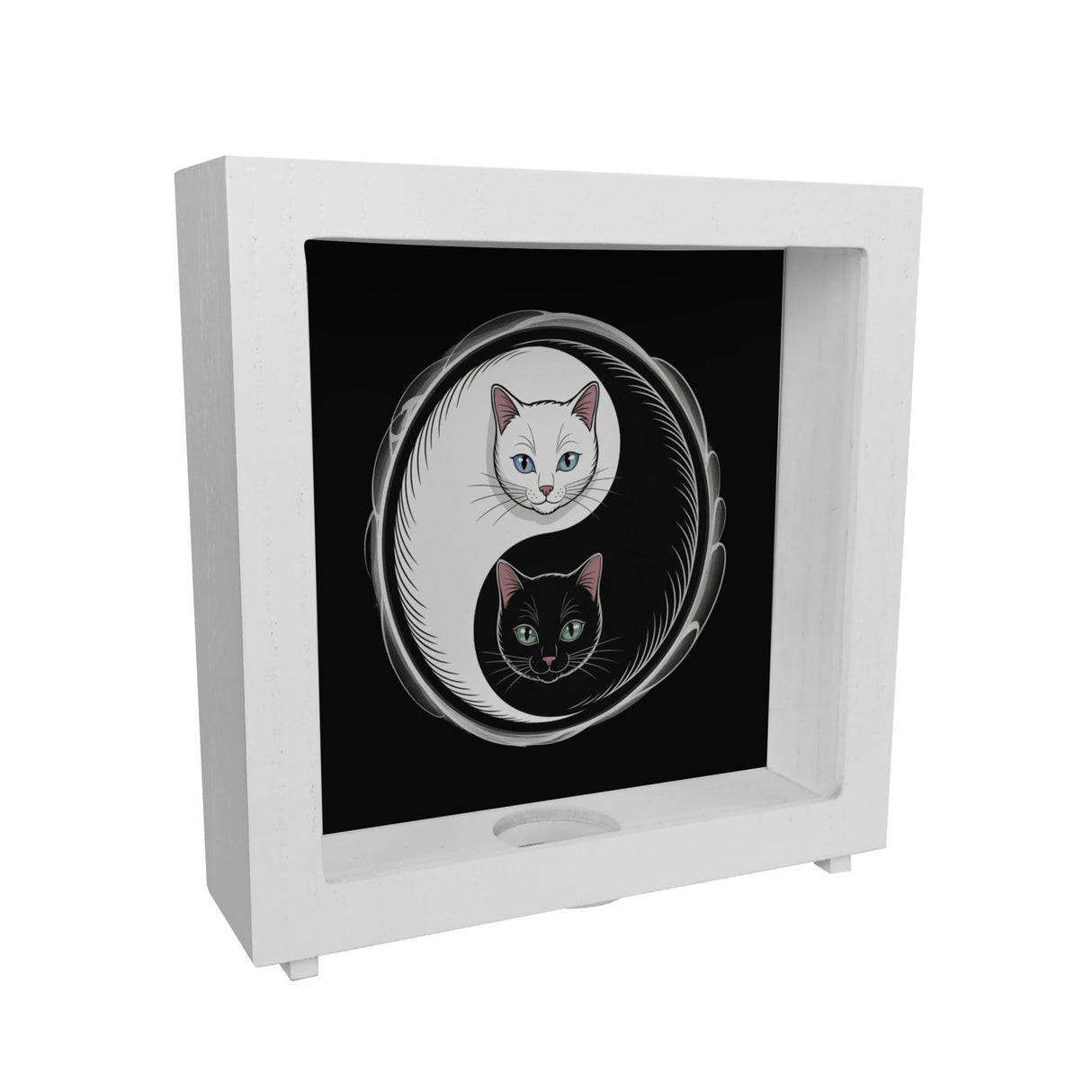 Katzen Yin und Yang Spardose für Katzenliebhaber