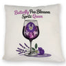 Butterfly Pea Blossom Spritz Queen Kissen
