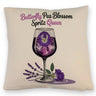 Butterfly Pea Blossom Spritz Queen Kissen