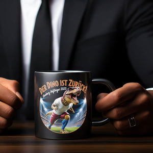 Hamburg Aufsteiger 2025 Tasse - DER DINO IST ZURÜCK!