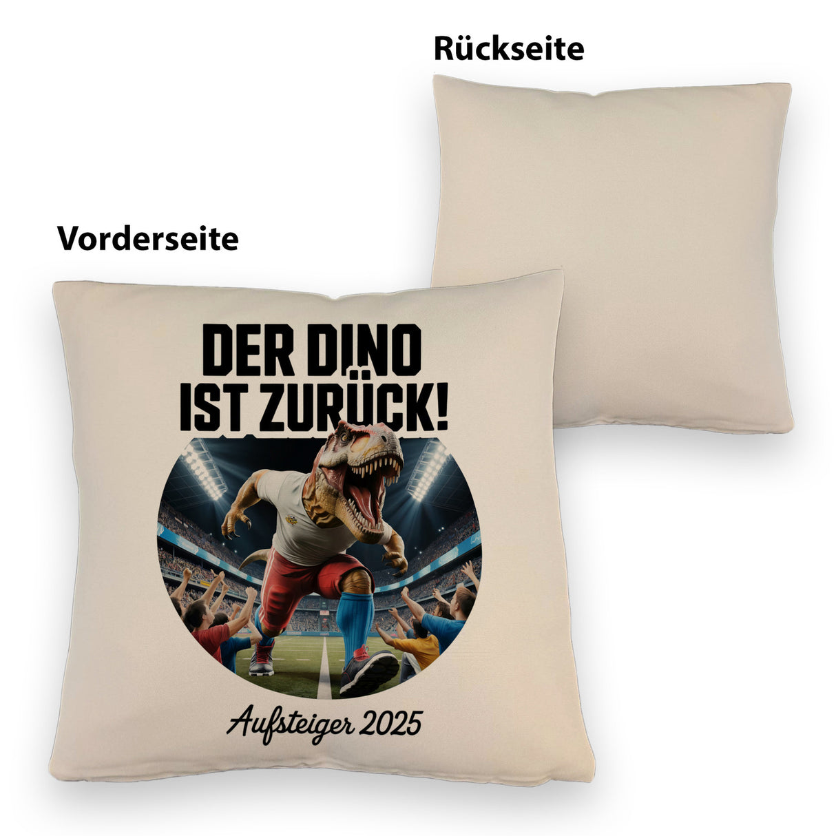 Der Dino ist zurück Hamburg Kissen - Aufsteiger 2025