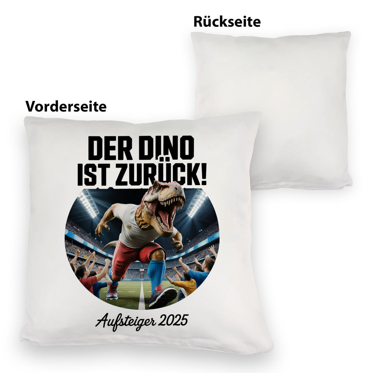Der Dino ist zurück Hamburg Kissen - Aufsteiger 2025