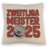 Köln Zweitliga Meister 2025 Kissen mit Meisterschale der 2. Liga Aufsteiger