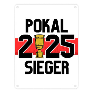 Stuttgart Pokalsieger 2025 Metallschild in 15x20 cm