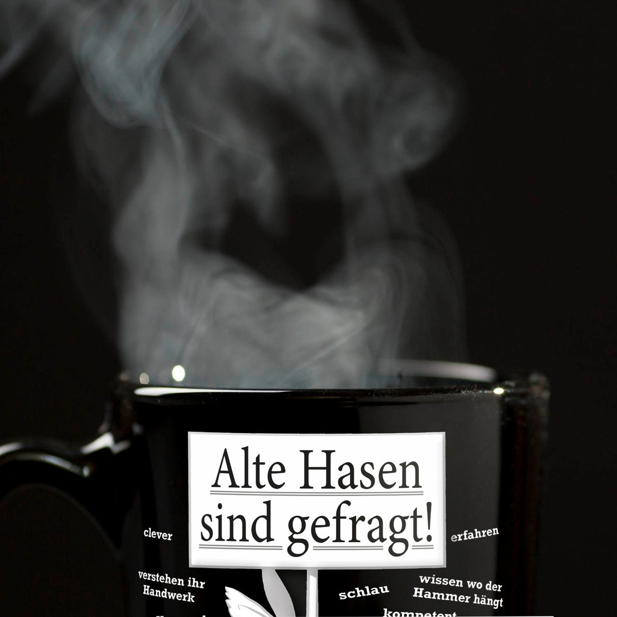 Alte Hasen sind gefragt! Tasse