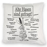 Alte Hasen sind gefragt!Kissen