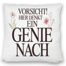 Vorsicht Genie am Werk Kissen
