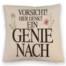 Vorsicht Genie am Werk Kissen