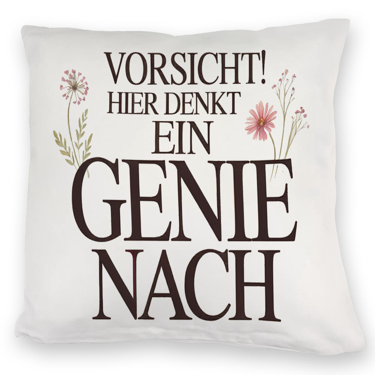 Vorsicht Genie am Werk Kissen
