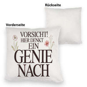 Vorsicht Genie am Werk Kissen