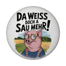 Cartoon Sau mit Brille Magnet A Sau weiß mehr