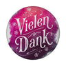 Vielen Dank Aquarelles Blumen Design Magnet