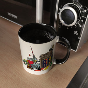 Berlin Wimmelgrafik Kaffeebecher