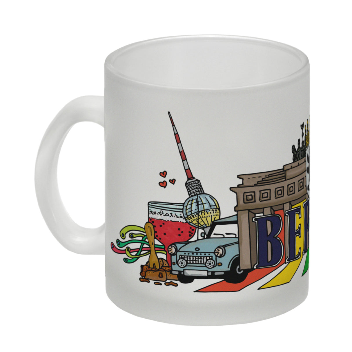 Berlin Wimmelgrafik Kaffeebecher