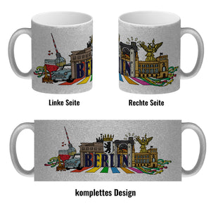 Berlin Wimmelgrafik Kaffeebecher