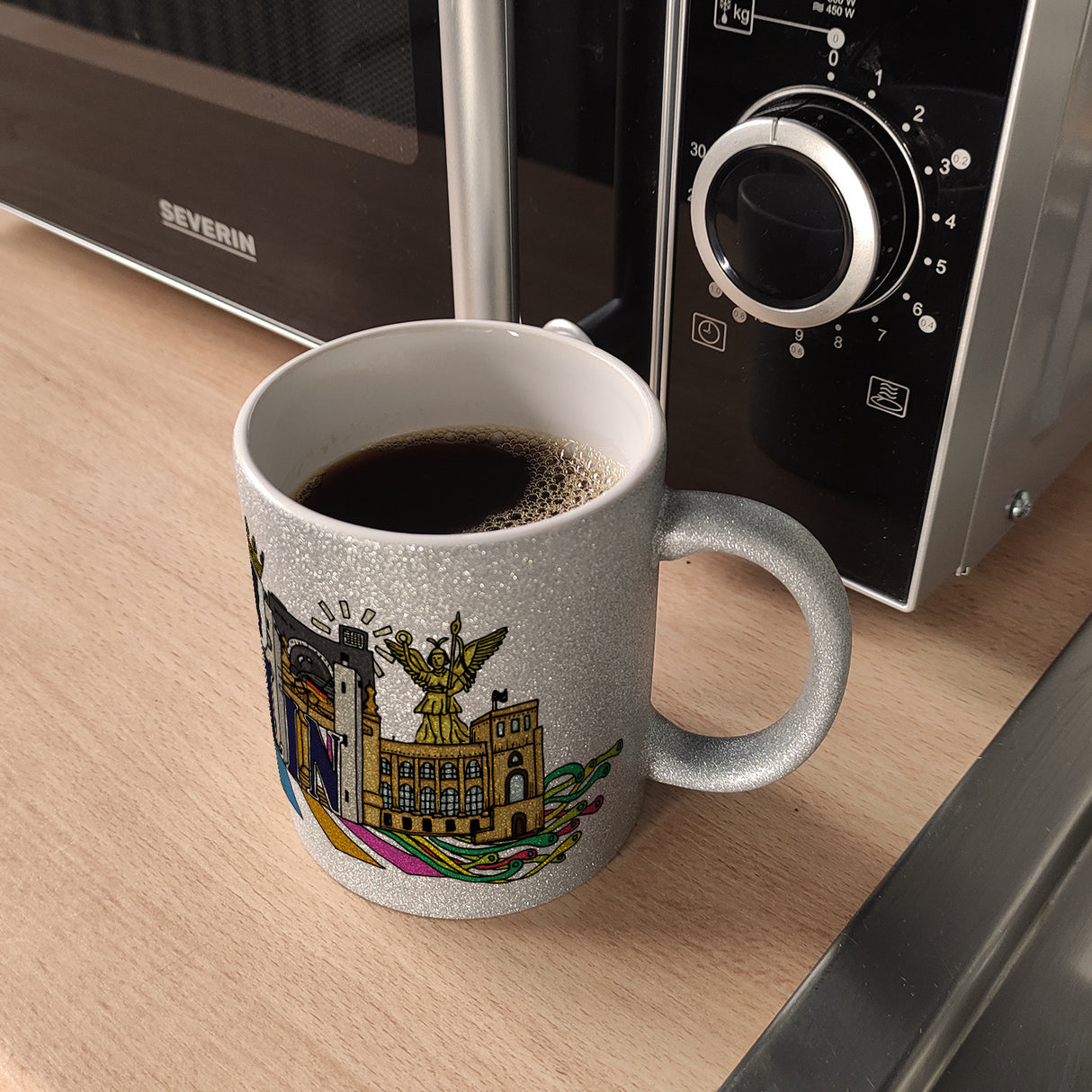 Berlin Wimmelgrafik Kaffeebecher