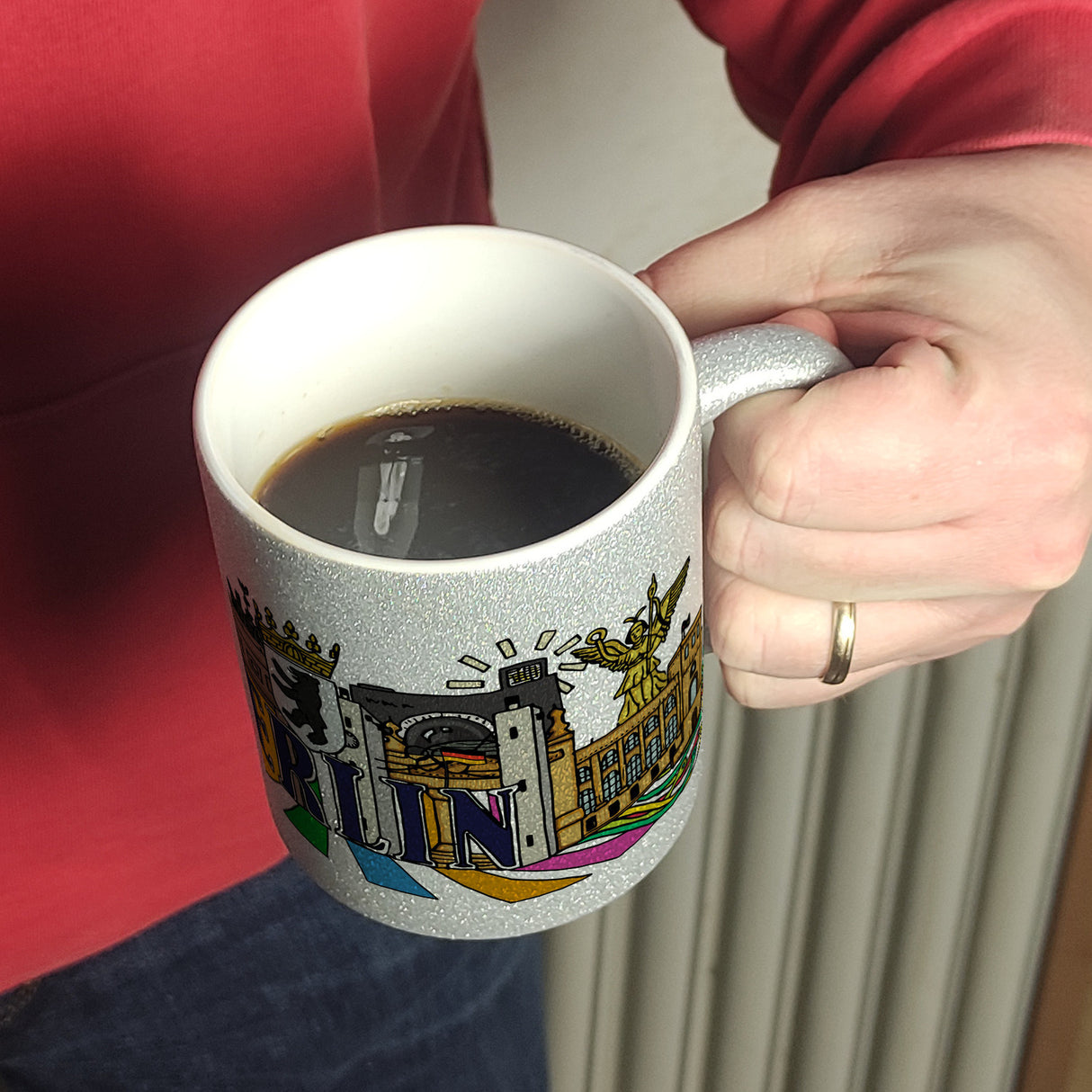 Berlin Wimmelgrafik Kaffeebecher