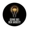 Leuchtende Glühbirne - Genie bei der Arbeit Magnet