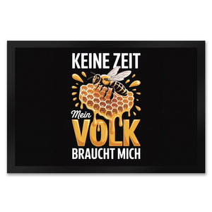 Biene Honigwabe Fußmatte in 35x50 cm für Imker - Keine Zeit