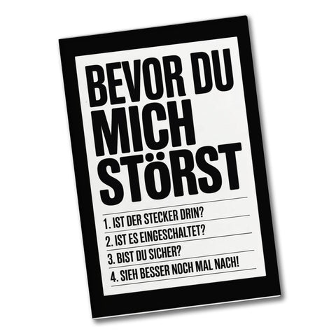 Bevor du mich störst Souvenir Souvenir Magnet für IT-Profis