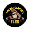 Tyrannosaurus Flex Magnet für Fitness-Fans